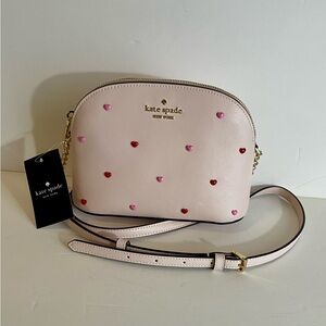 Kate Spade NWT Pink Heart Crossbody